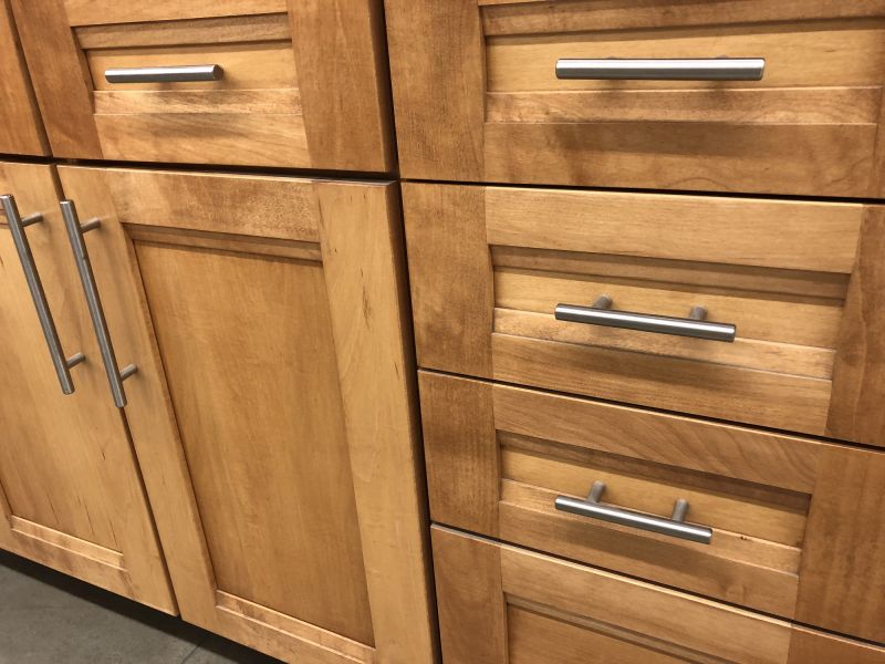 Refinished Oak Cabinets